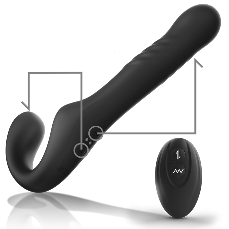 Ibiza Technology-Vibrator ohne Rollen mit Fernbedienung · Strap-on & Harness (Bild 3)