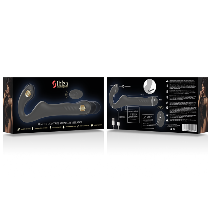 Ibiza Technology-Vibrator ohne Rollen mit Fernbedienung · Strap-on & Harness (Bild 9)