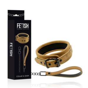 Fetish Submissive Origin-Gepolsterte Halskette aus Neopren mit Metallkette · Sextoys (Bild 6)
