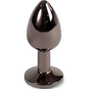 Secretplay Toys-Gunmetal Analplug Größe S 7 cm