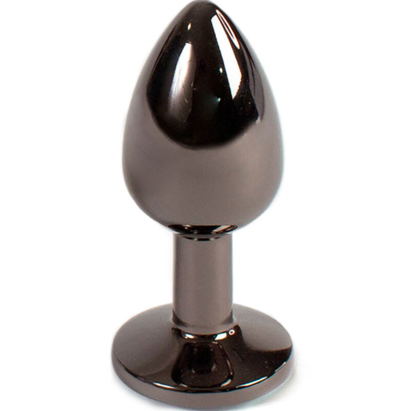 Secretplay Toys-Gunmetal Analplug Größe S 7 cm