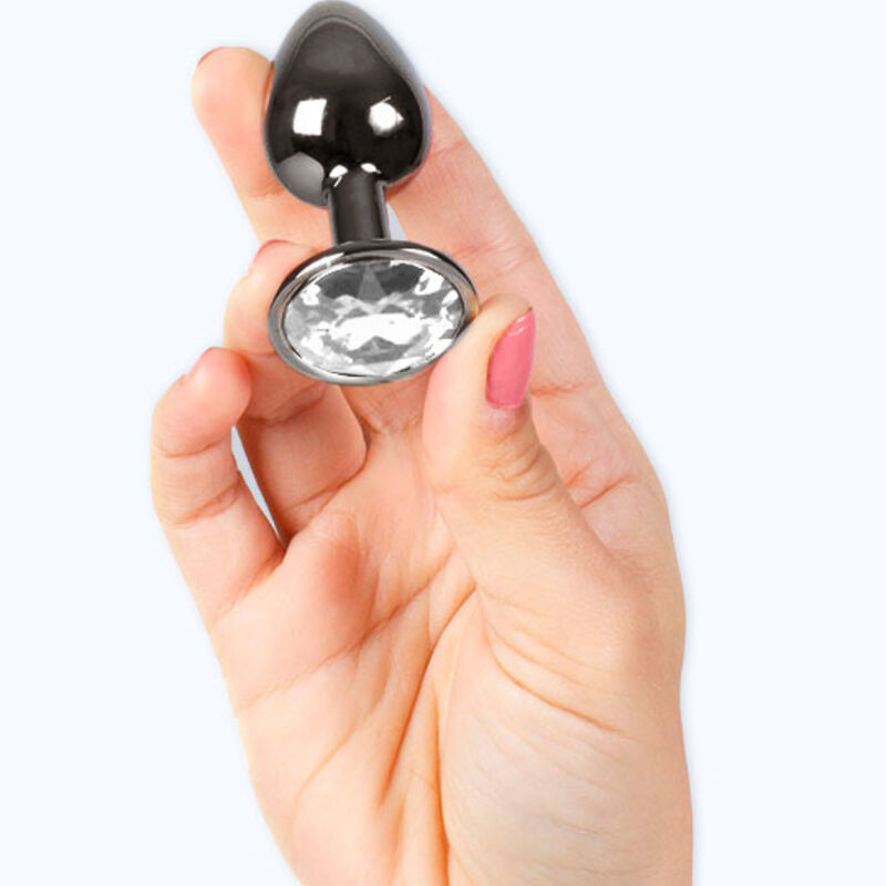 Secretplay Toys-Gunmetal Analplug Größe S 7 cm · Spielzeug aus Glas & Metall (Bild 4)