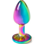 Secretplay Toys-Analplug Metall Multicolor Größe S 7 cm · Spielzeug aus Glas & Metall