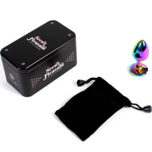 Secretplay Toys-Analplug Metall Multicolor Größe S 7 cm · Spielzeug aus Glas & Metall (Bild 4)