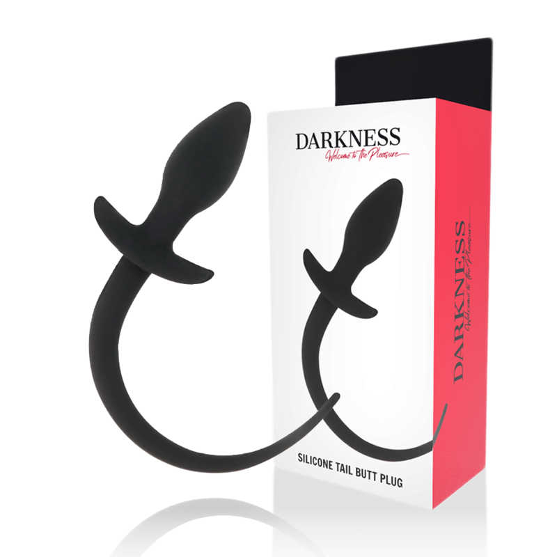 Darkness Anal-Analplug 28 cm aus Silikon Schwarz