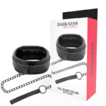 Darkness Bondage-Darkness Schwarz Haltungsband mit PVC-Kette · Sextoys