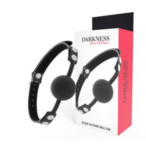 Darkness Bondage-Knebel aus Silikon