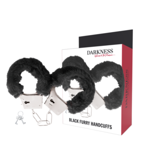 Darkness Bondage-Handschellen gepolsterte Metall · Spielzeug aus Glas & Metall (Bild 4)