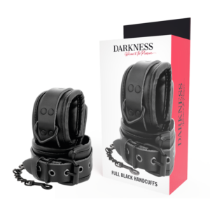 Darkness Bondage-Darkness Verstellbare Handschellen aus Kunstleder
