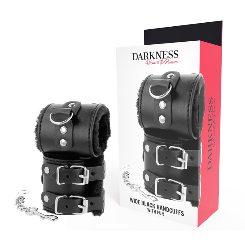 Darkness Bondage-Darkness Verstellbare Manschetten aus Leder