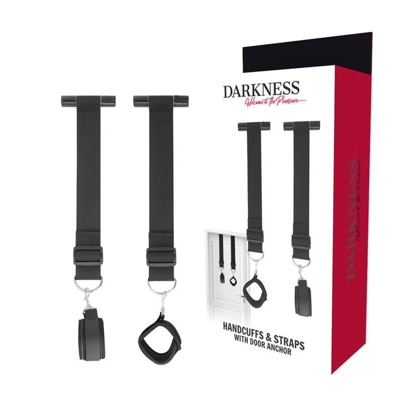 Darkness Bondage-Darkness Bondage-Handschellen für die Tür-Metall