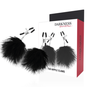 Darkness Sensations-Pom-pom Nippelklemmen, 2er-Set-Metall