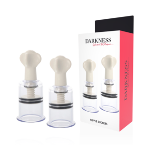 Darkness Sensations-Ventuze Transparent für Nippel · Vibratoren