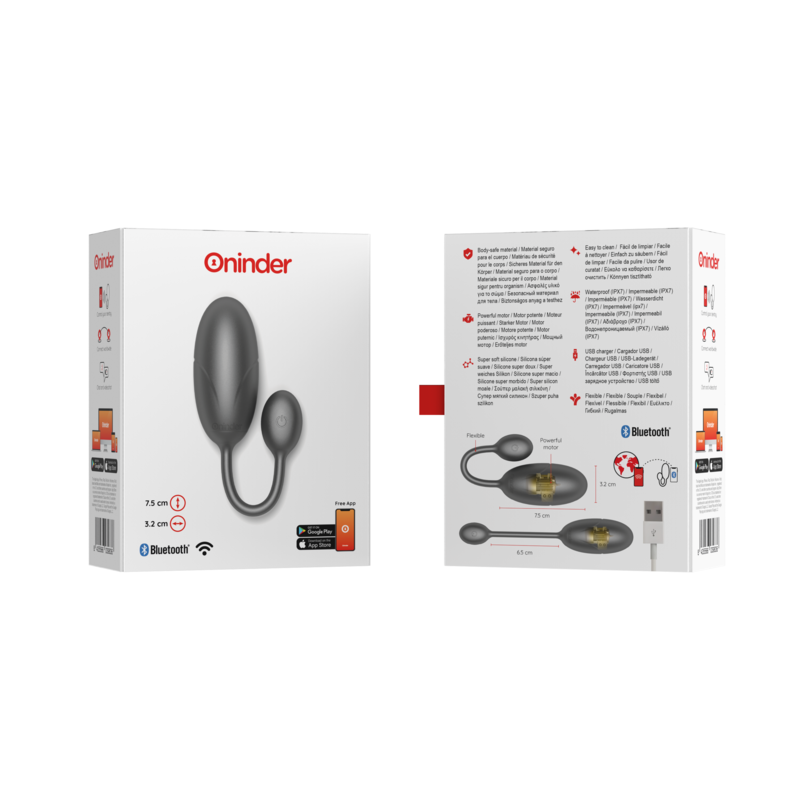 Oninder-Tokyo Ei Vibrator 7.5 X 3.2 cm – Kostenlose App · Vibratoren (Bild 8)