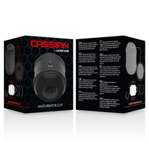 Jamyjob-Cassian Masturbator Vibrator-3 Geschwindigkeiten, Wiederaufladbar, USB · Sextoys (Bild 6)
