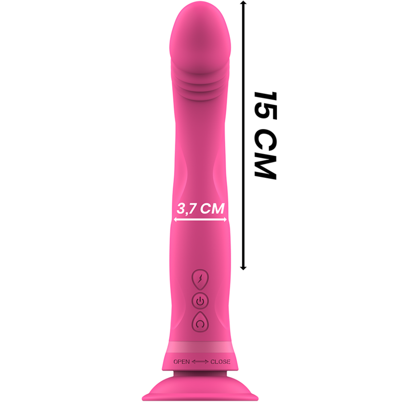 Intense High Tech-Michelangelo Dildo Vibrator Silikon Rosa-10 · Vibratoren (Bild 3)