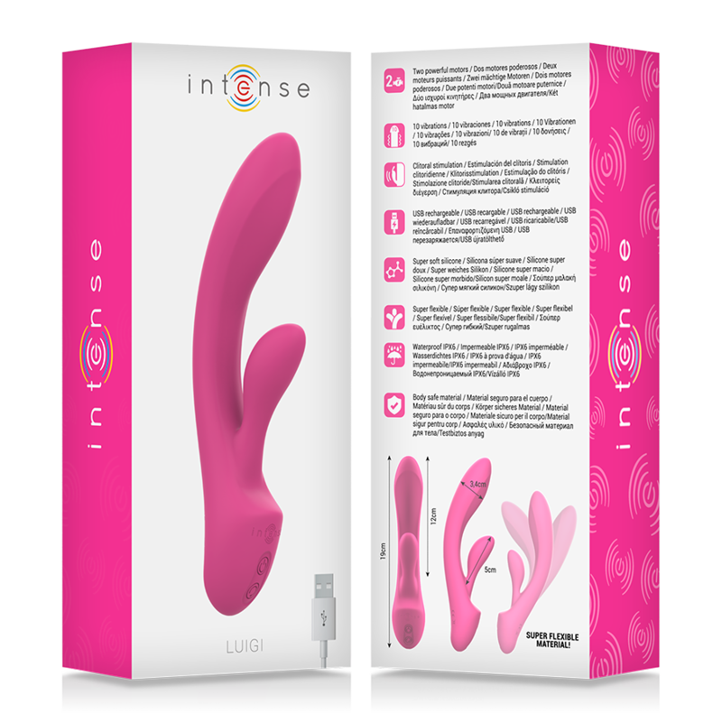 Intense High Tech-Luigi Rabbit Silikon Liquid, 10 Programme · Vibratoren (Bild 7)