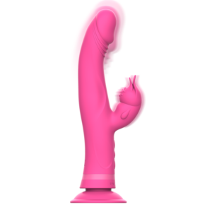 Intense High Tech-Julio Rabbit Vibrator Rosa aus Silikon-12 Geschwindigkeiten · Vibratoren (Bild 4)