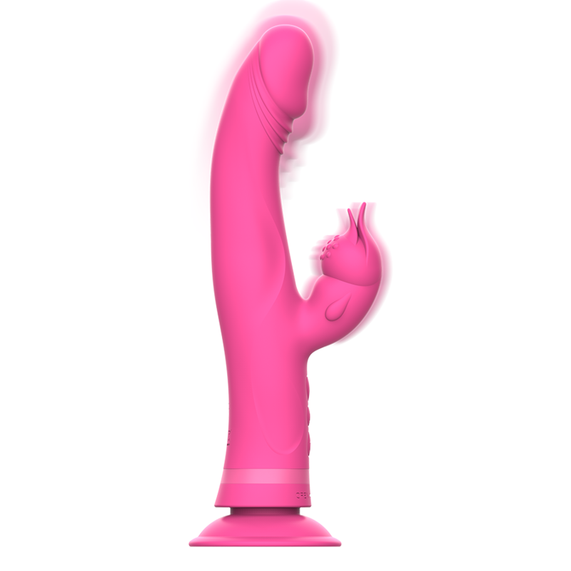 Intense High Tech-Julio Rabbit Vibrator Rosa aus Silikon-12 Geschwindigkeiten · Vibratoren (Bild 4)