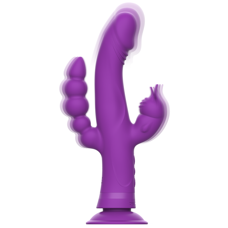 Intense High Tech-Casanova Rabbit Vibrator in Silikon Triplo · Vibratoren (Bild 6)