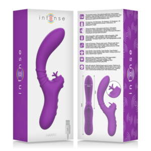 Intense High Tech-Harry Vibrator Flexibel mit Lila-Silikon-Sprache · Vibratoren (Bild 5)