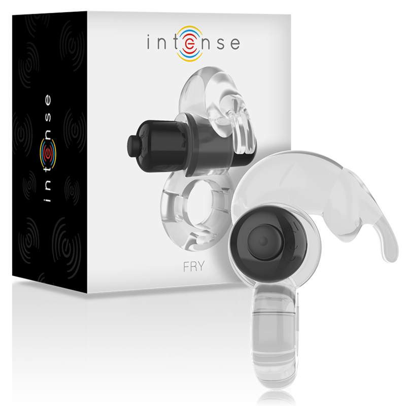 Intense For Him-Fry Vibrationsring Rabbit Transparent-ABS