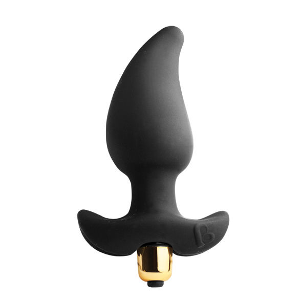Rocks-Off-Butt Quiver Stimulator P-point 7 Schwarz-Silikon-Geschwindigkeit · Vibratoren