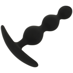Black&silver-Rupert Kette von Analkugeln 10 cm-Silikon, Wasserdicht · Sextoys