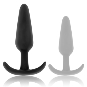Black&silver-Kael Analplug in Silikon mit wassersicherer Schleife · Sextoys (Bild 5)