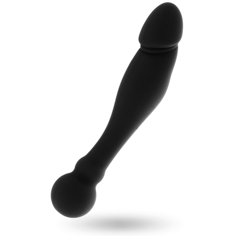 Black&silver-Karl Dildo Stimulator Punkt G 18 cm-Silikon · Sextoys