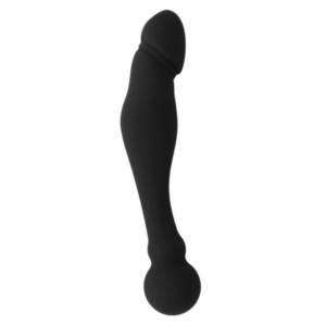 Black&silver-Karl Dildo Stimulator Punkt G 18 cm-Silikon · Sextoys (Bild 4)