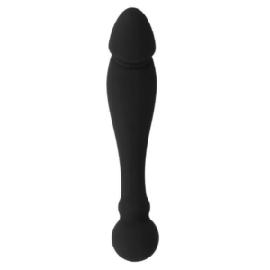 Black&silver-Karl Dildo Stimulator Punkt G 18 cm-Silikon · Sextoys (Bild 3)