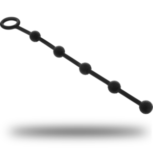 Black&silver-Korg Rosario Analkugeln für Anfänger Silikon · Sextoys