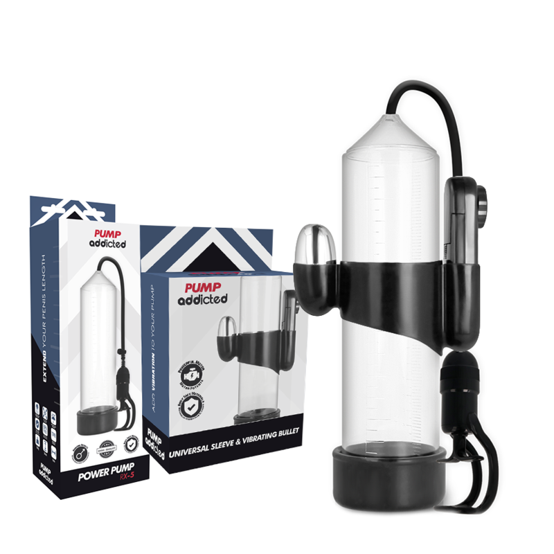 Pump Addicted-RX5 Penispumpe mit Vibrator · Sextoys (Bild 2)