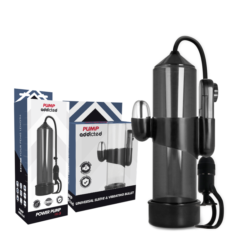 Pump Addicted-RX5 Penispumpe mit Vibrator · Sextoys (Bild 4)
