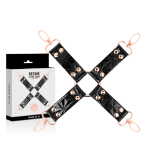 Begme Black Edition-Black Edition Vegan Leather Hog Tie-Metal · Sextoys (Bild 2)