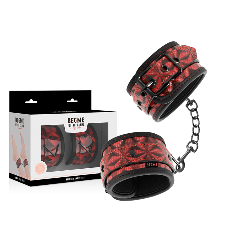 Begme Red Edition-Rot Premium Handschellen für Kabel · Sextoys (Bild 4)