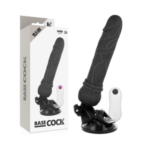 Basecock-Realistischer Vibrator 12 Modi mit Fernbedienung 19.5 cm · Vibratoren