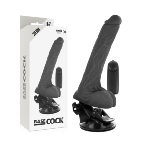 Basecock-Realistische Vibrator mit 20 cm Hoden und Fernbedienung · Vibratoren