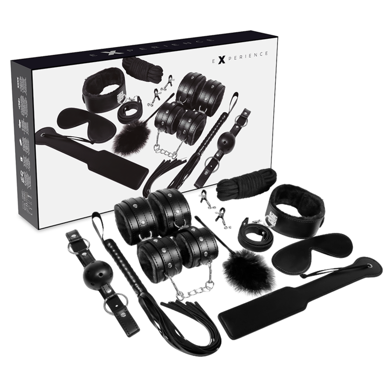 Experience-BDSM Fetish Set Black Series-Metall