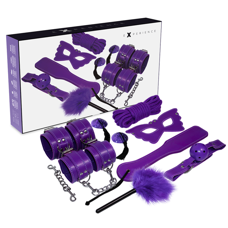 Experience-Fetisch Set Bdsm Purple-Pelle-Serie · Spielzeug-Sets