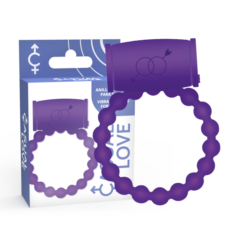 Casual Love-25 Ring Vibrator für Paar Lila-Silikon · Sextoys (Bild 4)
