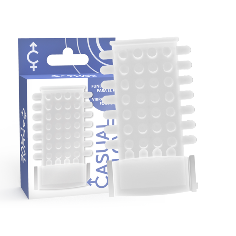Casual Love-Penishülle Vibrator Ring Transparent-TPR · Sextoys (Bild 3)