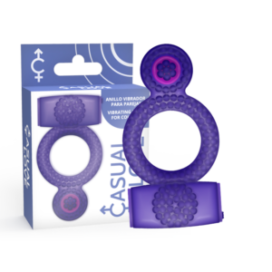 Casual Love-Vibrierender Ring mit doppeltem Vergnügen, TPR, Wasserdicht · Sextoys (Bild 4)