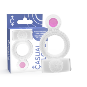 Casual Love-Vibrierender Ring mit doppeltem Vergnügen, TPR, Wasserdicht · Sextoys (Bild 8)