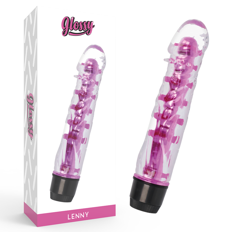 Glossy-Lenny Vibrator TPE wasserdicht