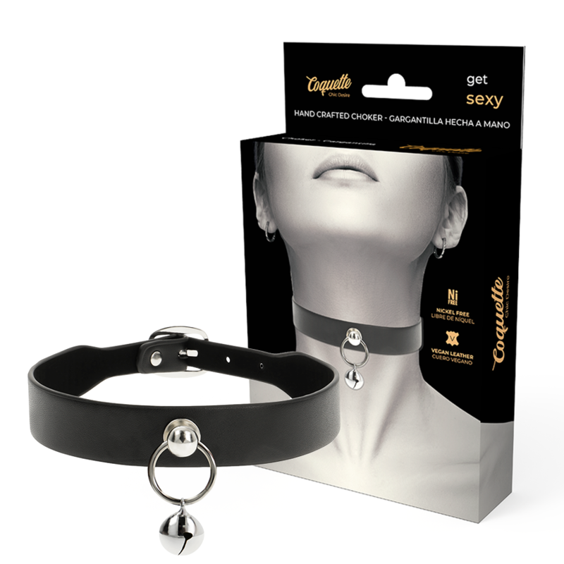 Coquette Accessories-Halsband aus veganem Leder für Frauen