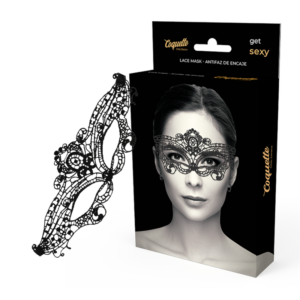 Coquette Accessories-Maske Pizzo Schwarz · Sexy Damen-Dessous