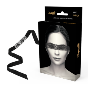 Coquette Accessories-Maske Pizzo Schwarz · Sexy Damen-Dessous