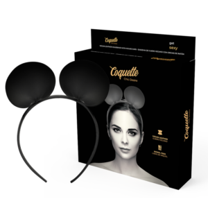 Coquette Accessories-Fahne mit Ohren von Maus-Pellet Ökologie · Erotische Dessous